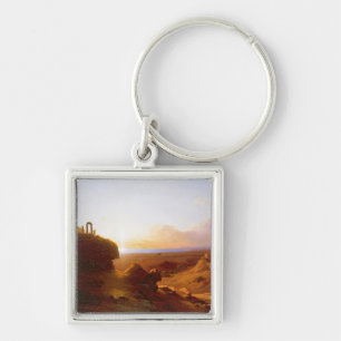 Romantische Landschaft, 1860 Schlüsselanhänger