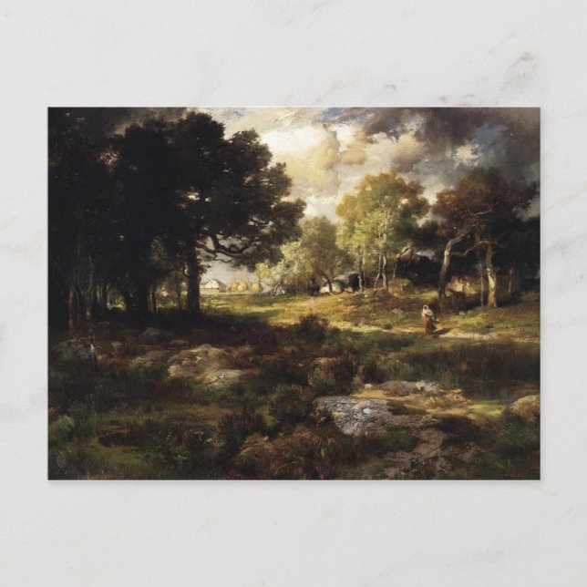 Romantische Landschaft Postkarte (Vorderseite)