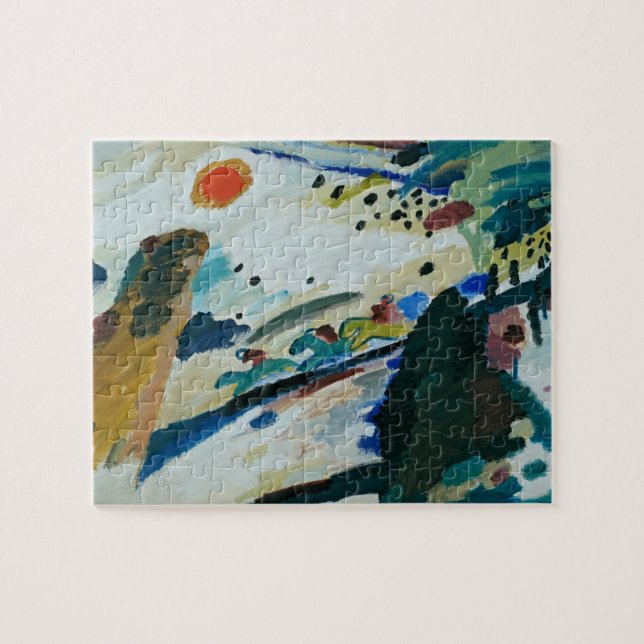 Romantische Landschaft von Wassily Kandinsky (Horizontal)