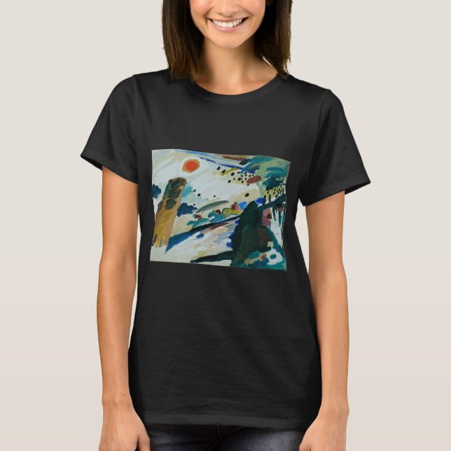 Romantische Landschaft von Wassily Kandinsky T-Shirt (Vorderseite)
