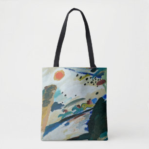 Romantische Landschaft von Wassily Kandinsky Tasche