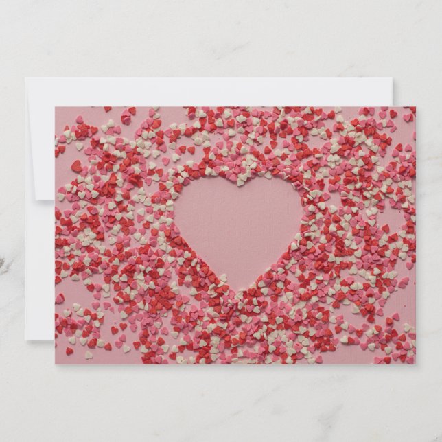 Romantische Liebe Feiertagskarte (Vorderseite)