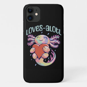 Romantische Liebe - glücklicher Axolotl Case-Mate iPhone Hülle