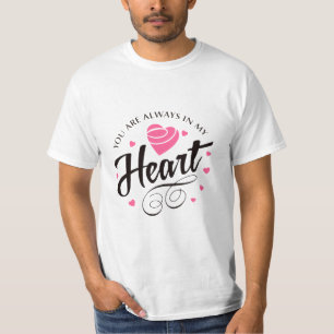 Romantische Liebe Herz T-Shirt