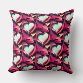 Romantische Liebe Herzdesign Pilze Kissen