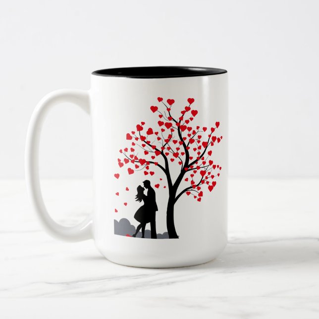 Romantische Liebe Tasse (Links)