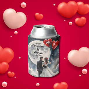 Romantische Liebe über Cloud Nine Märchenhochzeit Dosenkühler