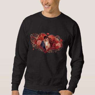 Romantische Liebes-Herz-Pullover für Paare Sweatshirt