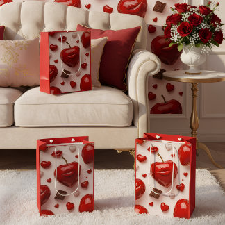 Romantische Liebesgeschenktüte Mittlere Geschenktüte
