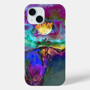 Romantische lila aquamarine Blume Case-Mate iPhone Hülle