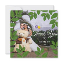 Romantische Lorbeerblätter Danke Hochzeit