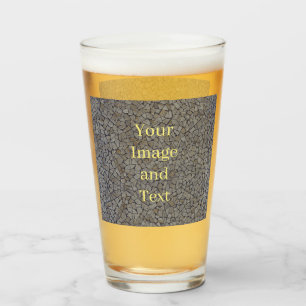 Romantische Mittelmeermauer Glas