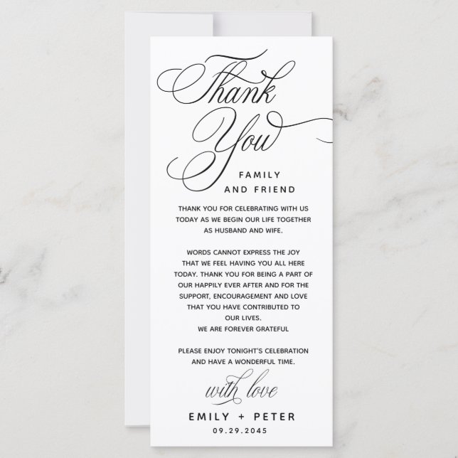 Romantische moderne Kalligrafie - Typografie (Vorderseite)