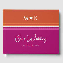 Romantische Monogram Lesbische Flaggen Hochzeit