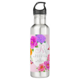 Romantische Monographie-Garten Edelstahlflasche