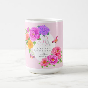 Romantische Monographie-Garten Kaffeetasse