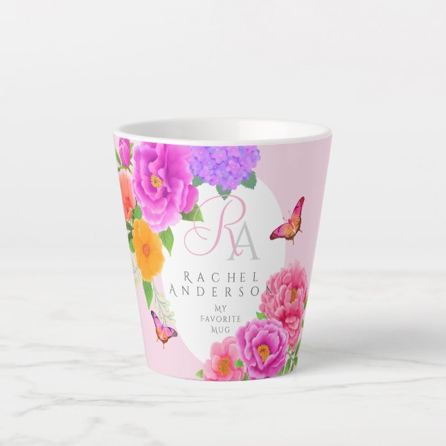 Romantische Monographie-Garten Milchtasse (Vorderseite)