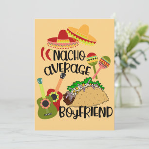 Romantische Nacho Dein Durchschnittlicher Freund K Feiertagskarte