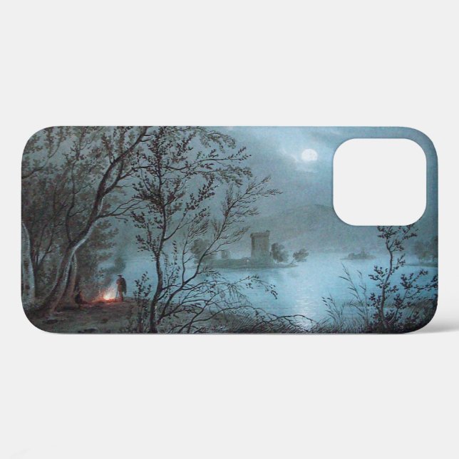 ROMANTISCHE NOKURNLANDSCHAFT IN BLAU Case-Mate iPhone HÜLLE (Rückseite (Horizontal))