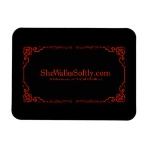 Romantische Orange Magnet