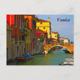 Romantische Orte in Venedig, Venedig Postkarte