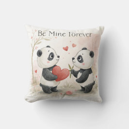 Romantische Panda-Karte - Seien Sie mein ewig Kissen