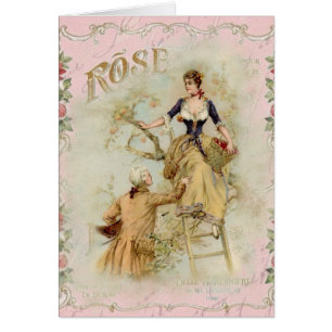 Romantische Paris Liebhaber rosa Shabbychie
