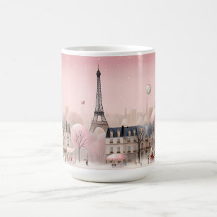 Romantische Pariser Stadtansicht Kaffeetasse