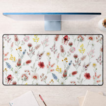 Romantische Pastell-Aquarell-Wildblumen