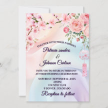 Romantische Pastellblumen, Gartenhochzeitsdesign