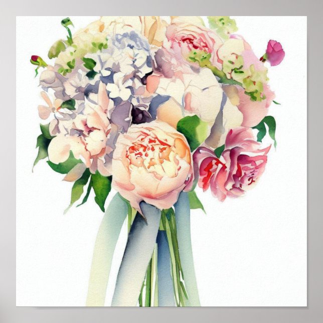 Romantische Pastelle, Attendants Bouquet (C) Poster (Vorne)