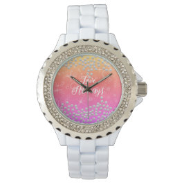 Romantische Perlen Rainbow eWatch Armbanduhr