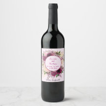 Romantische Pflaume Burgund, Personalisiert in Ros
