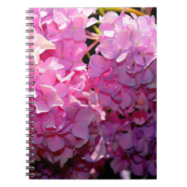 Romantische Pink Hydrangea Notizblock