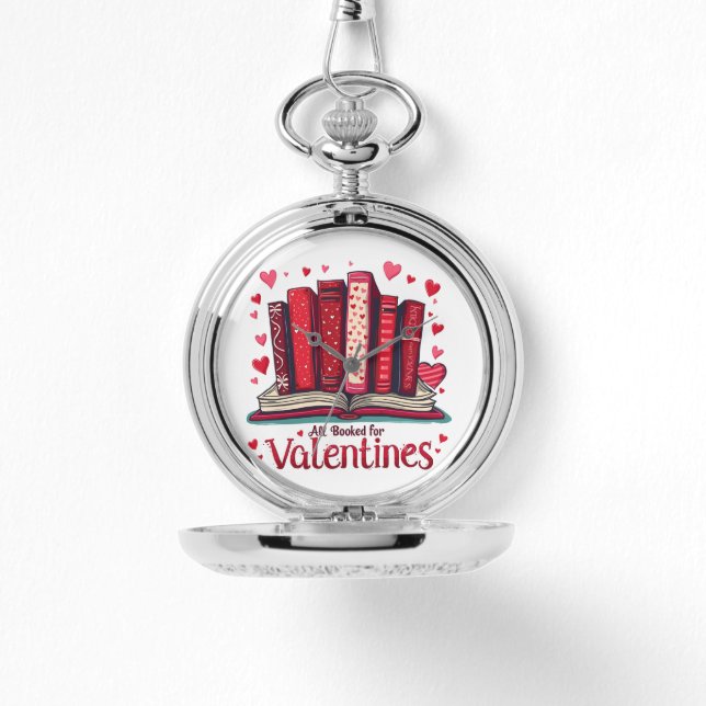 Romantische Reading Vibes Cosy Valentine Geschenk Armbanduhr (Vorderseite)
