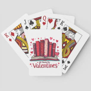 Romantische Reading Vibes Cosy Valentine Geschenk Spielkarten