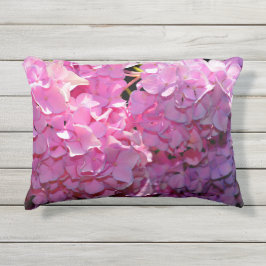 Romantische rosa, blumengeschmückte, elegante Hydr Kissen Für Draußen