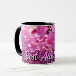 Romantische rosa, blumengeschmückte, elegante Hydr Tasse