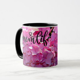 Romantische rosa, blumengeschmückte, elegante Hydr Tasse