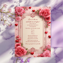 Romantische rosa Herz-Motive Valentinstag-Party Bl