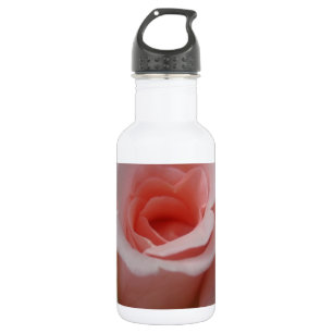 Romantische rosa Rosenblüten Trinkflasche