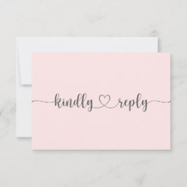 Romantische rosa Roses Wedding RSVP Response Einla Einladung