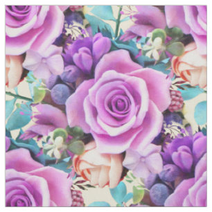 Romantische Rose Blume Garten Stoff