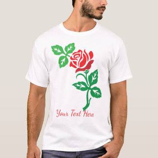 Romantische Rose Blume – Zeitlose Florale Kunstwer T-Shirt