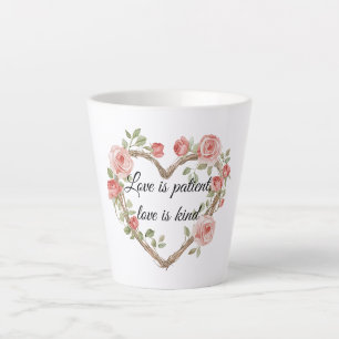 Romantische Rose Blumenkohl Liebe Milchtasse