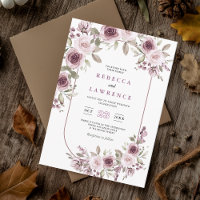 Romantische Rose Bordeaux botanische Hochzeit
