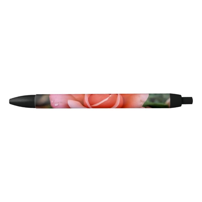 Romantische Rose Botanische Kunst Kugelschreiber (Vorderseite)