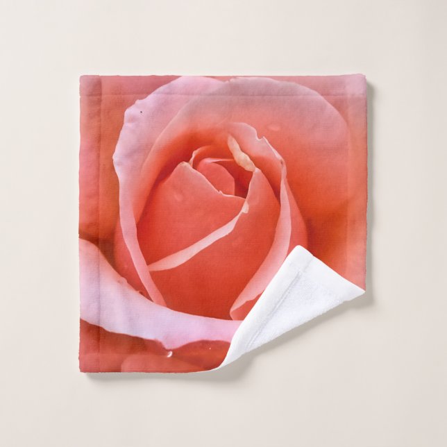Romantische Rose Botanische Kunst Waschlappen (Waschlappen)