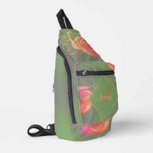 Romantische Rose   Crossbody Bag