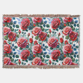 Romantische Rose Gartendruckerei Decke